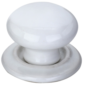 Boston Ceramic Mortice Door Knob - White - 3 Pairs - Internal - Designer Levers