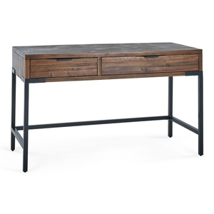 Detroit Solid Hardwood and Metal Laptop Desk