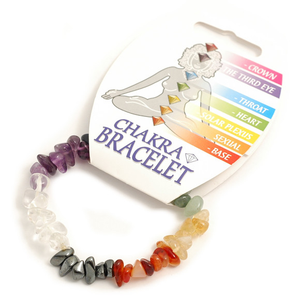 Chunky Chakra Chip Bracelet