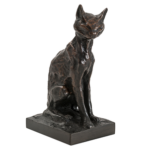 Moulage Chat abyssin assis Théophile Alexandre Steinlen