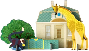 Carte pop out Ménagerie du roi - Girafe