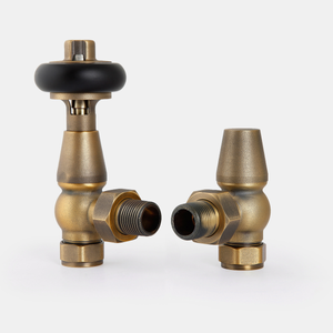 Windsor Angled TRV - Natural Brass