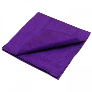 Purple 100% SILK Reading Cloth (48 x 48 cm)