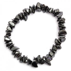 Hematite Crystal Chip Bracelet