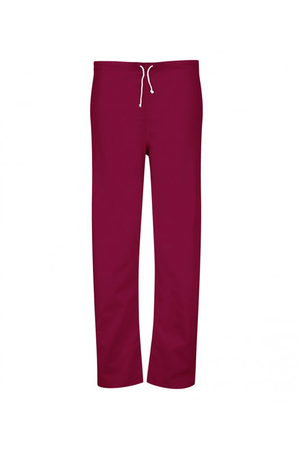Unisex Scrub Trousers, Burgundy