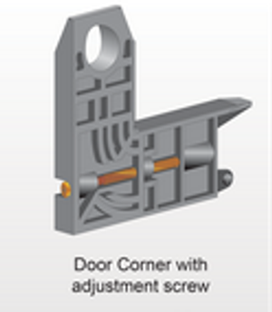 Door Corner Bracket With Screw