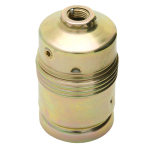 Jeani Edison Screw ES-E27 10mm Entry Lampholder Brass (Sold in 1's)
