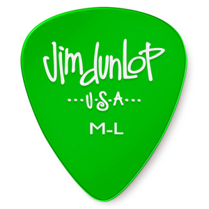 Dunlop Gels Guitar Pick 12-Pack - Green (Medium Light)