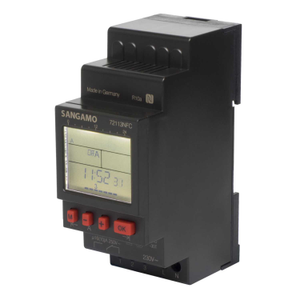 7 Day Single Channel 2 Module DIN Rail Time Switch NFC Enabled
