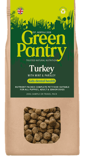 Turkey with Mint and Parsley, Supporting Dental Health. 200g