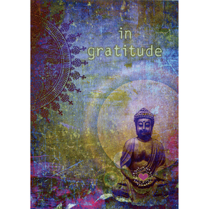 Gratitude Buddha Greeting Card (Thank You)