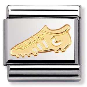Nomination CLASSIC Gold Sports Collection Football Boot Charm 030106/04