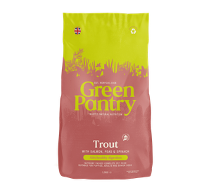 Trout with Salmon, Lentils &amp; Spinach, supporting healthy digestion. - 1.5kg