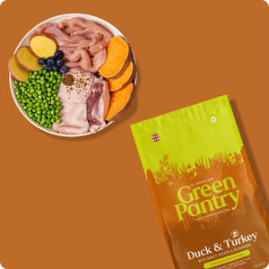 Duck & Turkey with Sweet Potato & Blueberry, Supporting Dog Anxiety. Complete Food. 14kg