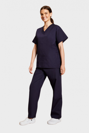 SJ Unisex Reversible Scrub Trousers, Navy