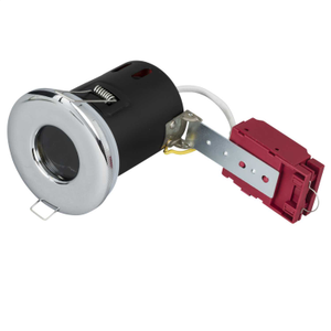 50W GU10 Fire Rated Downlight IP65 Chrome
