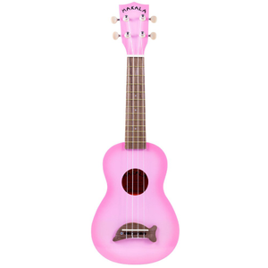 Kala Makala MK-SD/PKBRST Soprano Dolphin Ukulele (Pink Burst)