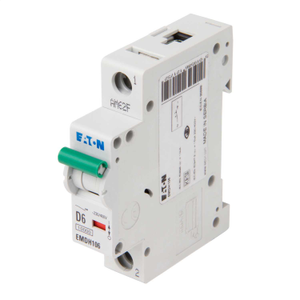 Memshield 3 6A Single Pole 10kA D Curve MCB