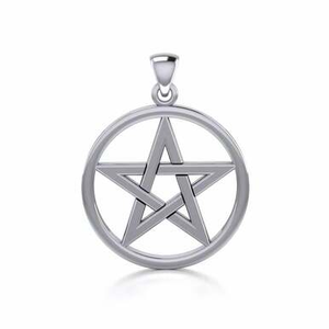 Large Pentacle Pendant (Sterling Silver)