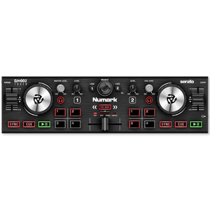 Numark DJ2GO2 Touch Pocket DJ Controller w/ Capacitive Touch Jog Wheels