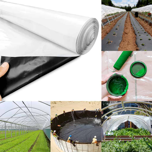 2m Wide Black & White Polythene Sheeting | Co-Extruded Heavy Duty | 360g (90mu) - 4m