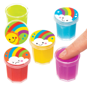 Rainbow Glitter Slime