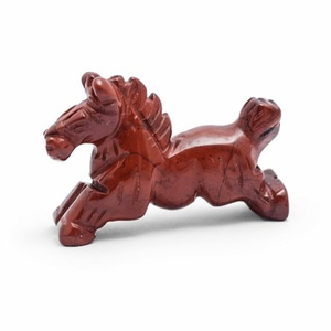 Red Jasper Crystal Horse