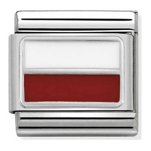 Nomination CLASSIC Silvershine Flags Poland Charm 330207/13