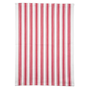 Rans - Paris Basket Weave Tea Towel Red