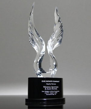 Victory Wings Crystal Award