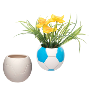Fußball Keramik Blumentöpfe
