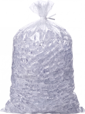 Extra Heavy Duty Ice Bags with Twist Ties - 18" x 36"