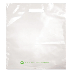 12" x 15" Post Consumer Recycled Merchandise Bags