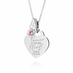 Forever In My HeartPersonalised Necklace