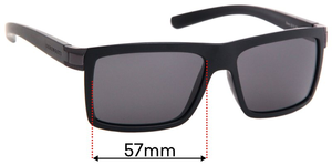 Sunglass Fix Replacement Lenses for Serengeti Brera - 57mm Wide