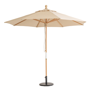 Shelta Como Timber Umbrella 2.7m Octagonal-Natural-No Base