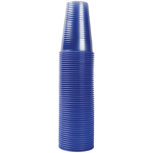 MyCafe Plastic Cups, 200ml, Blue, Pack of 1000