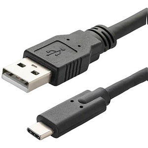 Connekt Gear USB A to USB C Cable, 2m Lead, Black
