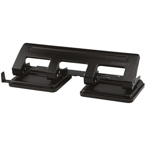 Q-Connect 4 Hole Punch, Capacity 16 Sheets, Black