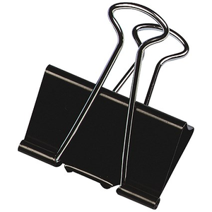 Q-Connect Foldback Clip 32mm Black (Pack of 10) KF01284