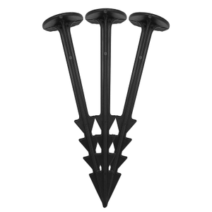8"(200mm) Square Head Plastic Fixing Pegs - 50