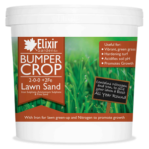 Bumper Crop Lawn Sand (2-0-0+2%Fe) - Re-Sealable Tub, 5kg