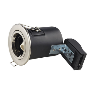 GU10 Spotlight Fitting - IP20 - Quick Connect - Brushed Nickel