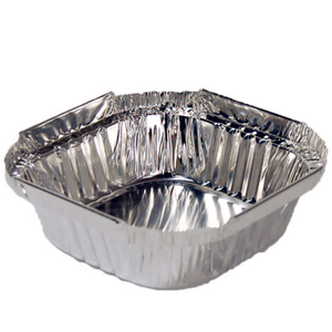 Capri Foil Square Takeaway Container Small Deep 340ml - 100 / PACK