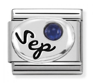 Nomination CLASSIC Silvershine Symbols September Sapphire Birthstone Charm 330505/09