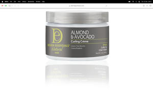 Design Essentials Natural Almond & Avocado Curling Crème 12oz
