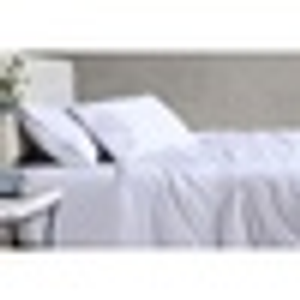 Soho 1000TC Cotton Fitted Sheet White King Bed Extra Depth