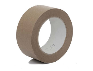 50mm x 50m Eco-Friendly Self Adhesive Paper Tape - 57gsm - 6 Rolls