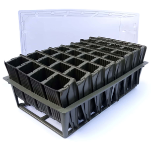 Haxnicks Deep Rootrainer Propagator System (Reusable 32 Cell Pack with Tray & Lid) - 5