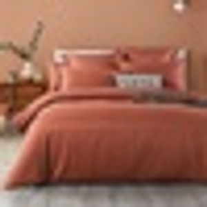 Soho 1000TC Quilt Cover Set Rust